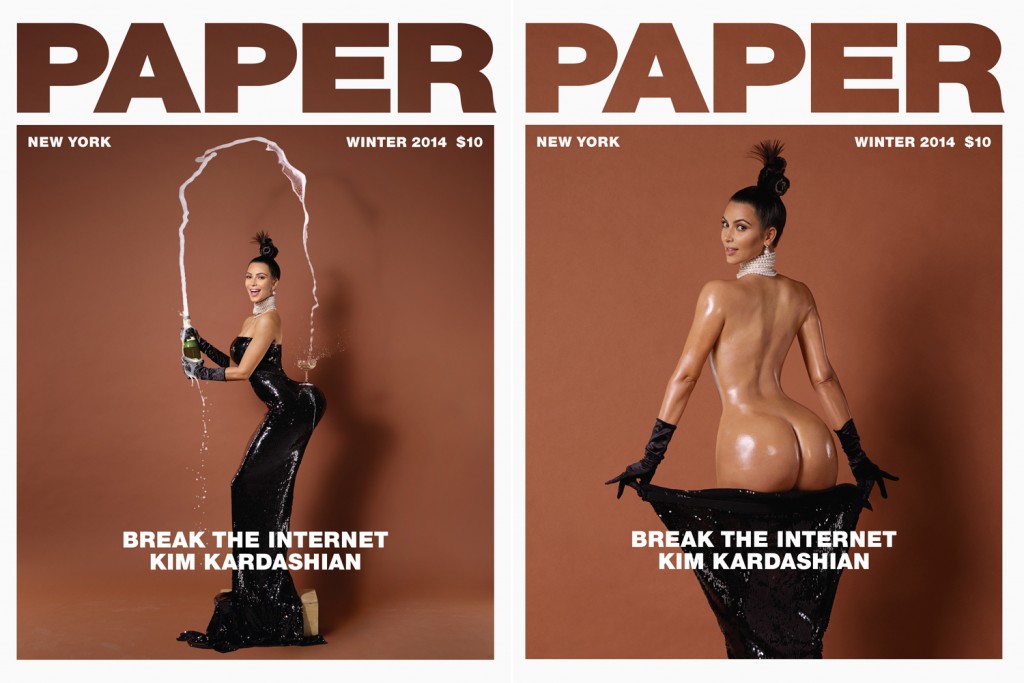 Kim Kardashian en couverture de Paper